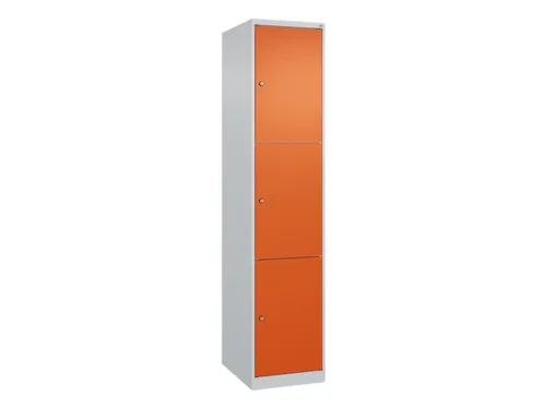 lockerkast,HxBxD 1850x400x500mm,1x3vakken,vak B 400mm,cil.-slot