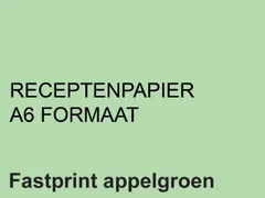 Receptpapier Fastprint A6 80 Gram Appelgroen 2000 Vel