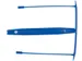 E-clip Blauw Doos 100 stuks