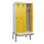 locker met bank,voor scheiding van kleding,HxBxD 2120x900x815mm,3vak