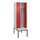 locker met bank,voor scheiding van kleding,HxBxD 2120x600x815mm,2vak