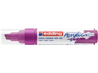 Acrylmarker edding e-5000 breed bessen rood - 2
