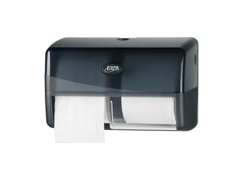 Euro Pearl 431052 Zwart duo toiletrolhouder