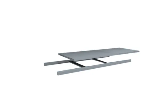 legbord,v. breedvakstelling,BxD 2250x800mm,vakl. 350kg,verzinkt