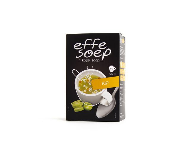 1 kops soep Kip verpakking à 21 stuks | SoepOpHetWerk.nl