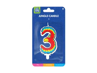 Jungle candle 3 Parrot - 3