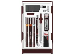 Tekenset rOtring Isograph 7-delig