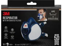 mondmasker geïntegreerde filters herbruikbaar A1P2