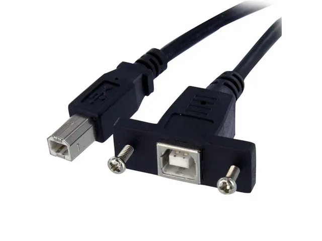 91 cm lange Paneel gemonteerde USB-kabel B naar B F/M
