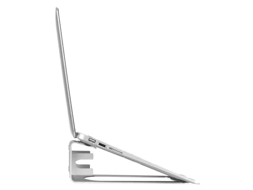 Laptopstandaard 2-in-1 Laptopverhoger Zilver Aluminium