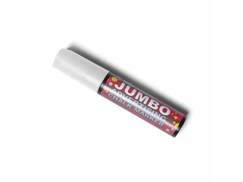 Jumbo Krijtstift 15mm Wit