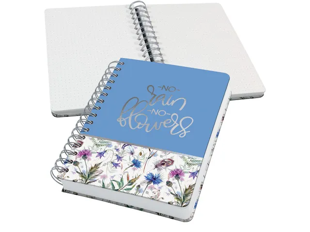 Carnet Sigel Jolie spirale A5 MISTY MEADOWS dots 240pag 120gr HC