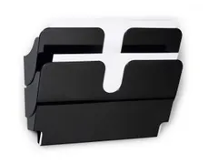 Wandfolderhouder Flexiplus 2 A4 Landscape Zwart