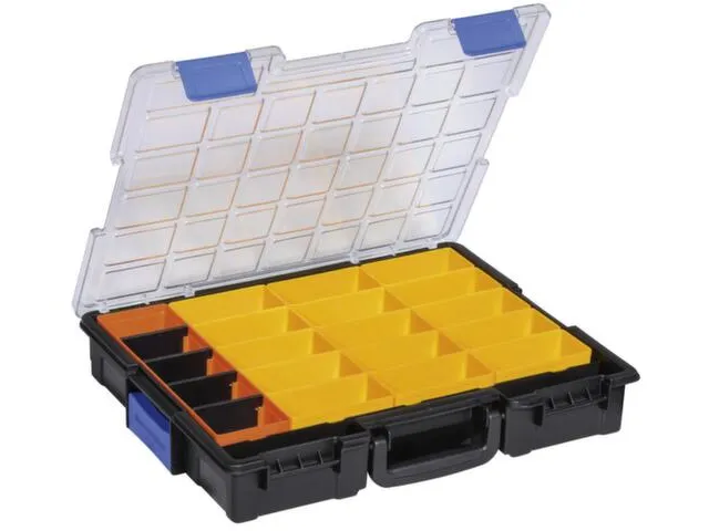 mallette pour petites pièces type 6,HxlxP 76x440x335mm,plastique