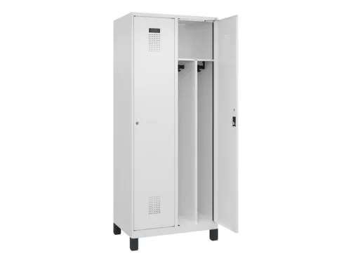 locker voor scheiding van kleding,HxBxD 1950x800x500mm,2vak