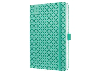 Weekagenda Flair A5 2026 (NL/FR/EN/DU) Mint Green Hardcover - 2