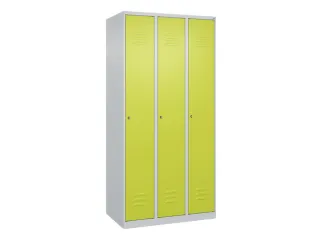 locker voor scheiding van kleding,HxBxD 1850x900x500mm,3vak - 1