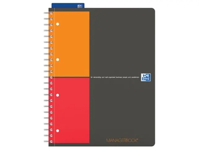 Oxford Managerboek A4+ Spiraalboek met Liniaal