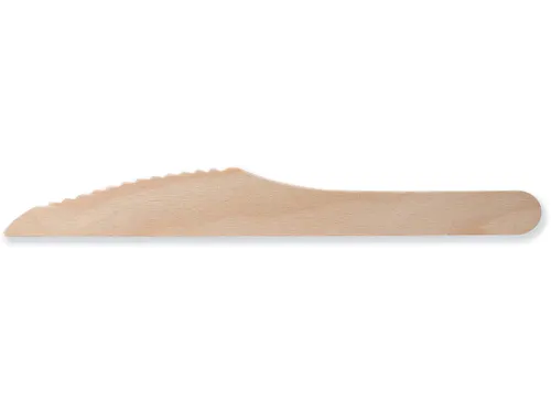 Mes Hout FSC Gecoat 165 mm Pak 100 Stuks