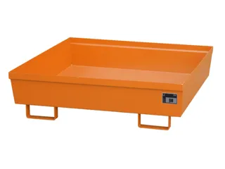Opvangbak 4x 200l Opvangvol. 280l Oranje 335x 1200x 1200mm Open - 1
