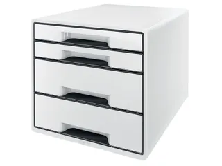 Ladenbox Leitz WOW Cube 4 laden wit/zwart - 3