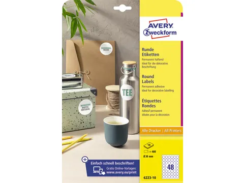 Etik Rond Wt Perm 30Mm 480X