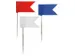 Drapeaux de marquage Alco boîte de 20 pièces assorti