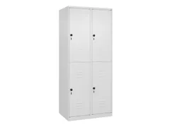 dubbeldekse locker,HxBxD 1850x800x500mm,2x2vak.,vak B 400mm