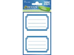 boeketiket Z-design School pakje a 6 vel kader blauw