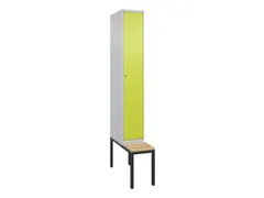 locker voor scheiding van kleding,HxBxD 2120x300x815mm,1vak