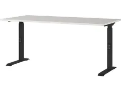 In hoogte verstelbaar bureau,HxBxD 680-910x1600x800mm,blad lichtgrijs