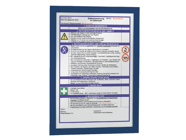 Duraframe Durable 487207 A4 donkerblauw