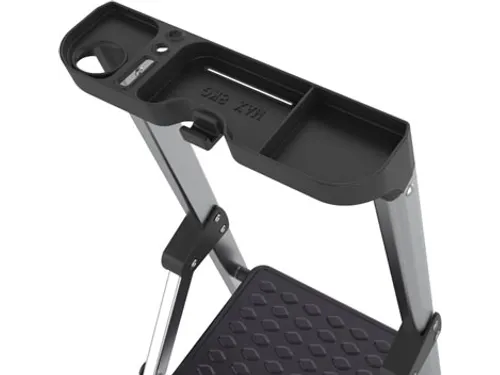 trapladder SL600, aluminium, zilver, 6 treden