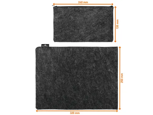 Laptop beschermhoes MultiBag 13 inch EFFECT donkergroen