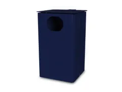 afvalbak,HxBxD 537x325x388mm,afvalbak inhoud 35l,romp staal RAL5013