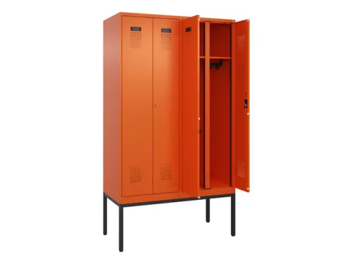 locker voor scheiding van kleding,HxBxD 2120x1200x500mm,4vak