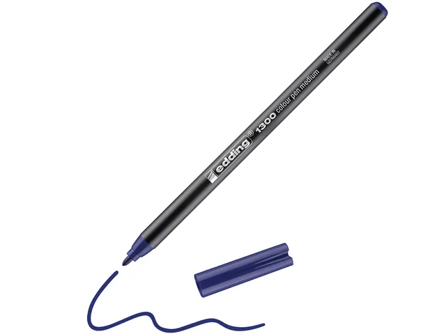 Fineliner edding 1300 blauw 3.0mm