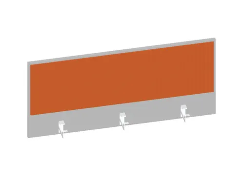 baliepaneel bureau aanbouw achter MP-lichtgrijs BN3012-oranje 1200mm