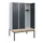 locker met bank,HxBxD 1950x1200x815mm,3vak,vak B 400mm,cilinderslot