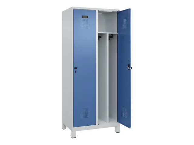 locker voor scheiding van kleding,HxBxD 1950x800x500mm,2vak