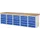 werkbank,HxBxD 890x3000x900mm,beukblad,draagverm. 750kg,5containers