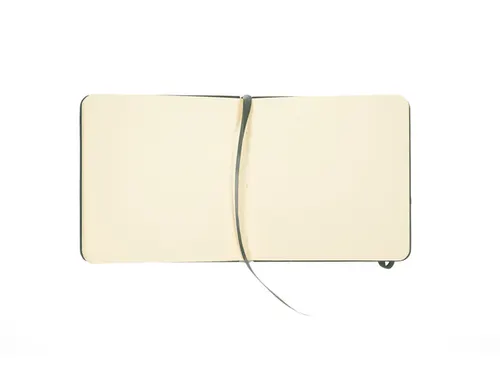 Schetsboek Kangaro 12x12cm forest green PU HC 80 vel 140gr roomwit met