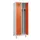 locker voor scheiding van kleding,HxBxD 1950x600x500mm,2vak