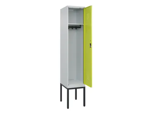 locker,HxBxD 2120x400x500mm,1vak,vak B 400mm,cil.-slot,voetonderstel