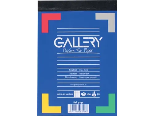 Notablok A6 Ruit 5mm