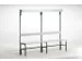 Banc vestiaire 1650x2000x375mm aluminium/anthracite RAL7016