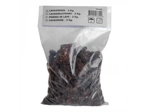 Lavagrillstenen bruin 3 kg
