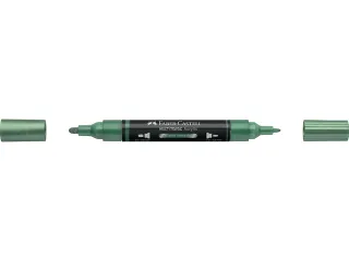 Acrylmarker Faber-Castell Multimark 295 green metallic - 2