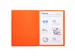 100 Dossiermappen FOREVER 250 100% gerecycleerd 24x32cm Oranje