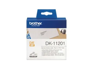Etiket Brother DK-11201 29x90mm adres 400stuks - 2